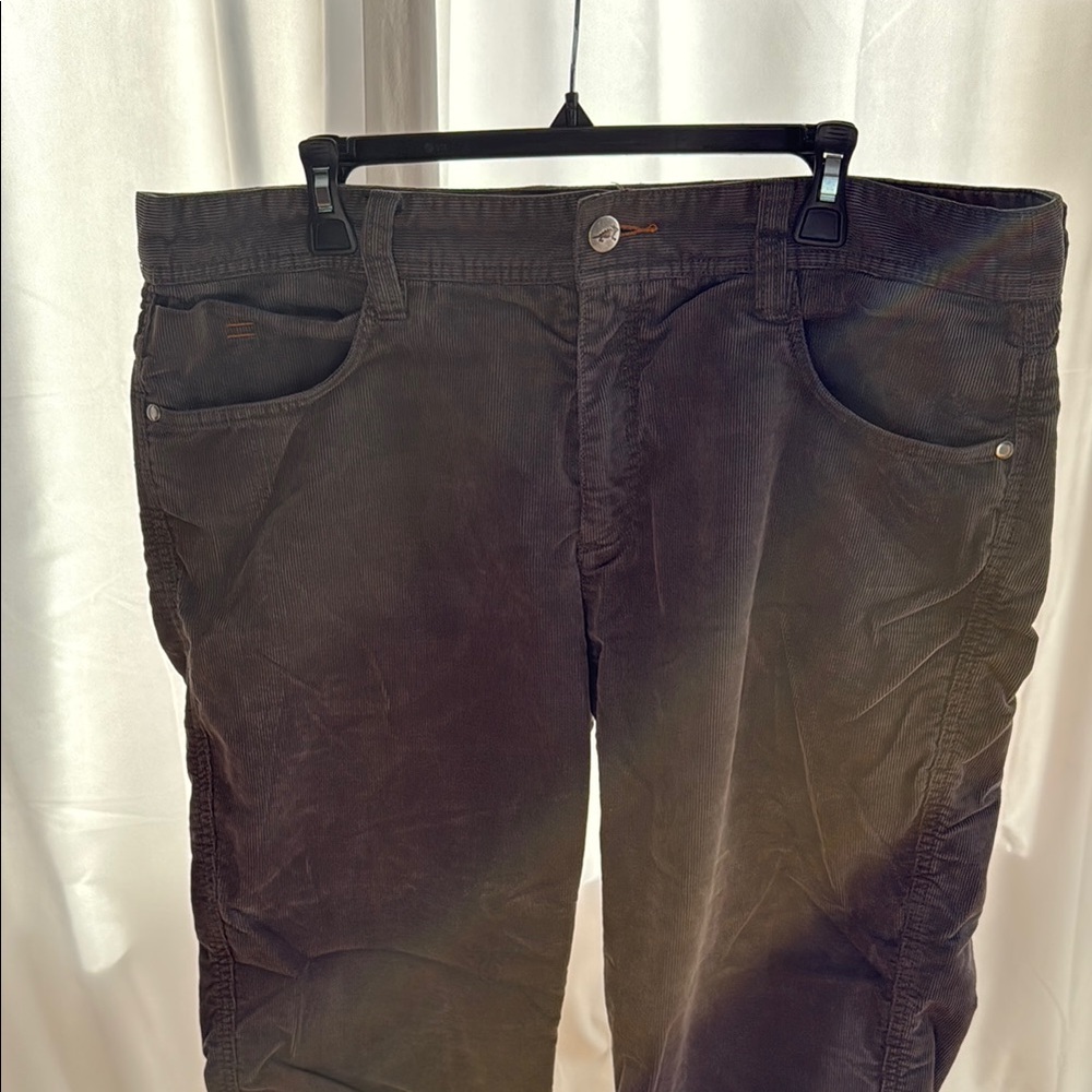 Men's Dark Brown Corduroy Pants